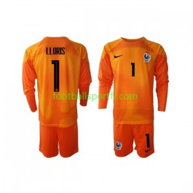 Tenue France LLORIS 1 Gardien Enfant Exterieur World Cup 2022 Maillot de Foot ML